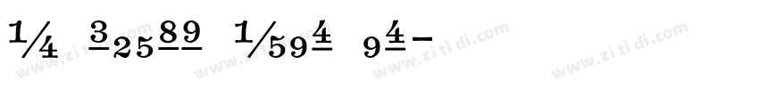 Numbers Pinyin字体转换